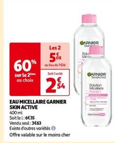 eau micellare skin active