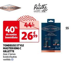 tondeuse style master king c