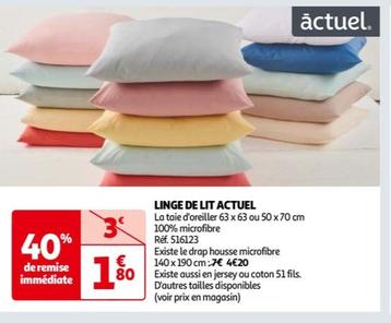 actuel - linge de lit