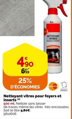 Nettoyant Vitres Pour Foyers Et Inserts offre à 4,9€ sur Weldom