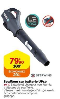 Sterwins - Souffleur sur Batterie UP40 offre à 79,9€ sur Weldom