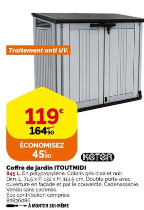 Keter - Coffre de jardin ITOUTMIDI