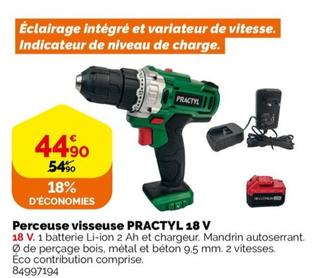 Practyl - Perceuse Visseuse 18 V