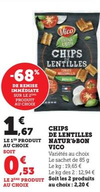 Chips De Lentilles Natur'&Bon