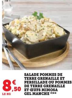 Salade Pommes de Terre Grenaille et Persillade avec 2 Œufs Mimosa Gratuits ! € ,50