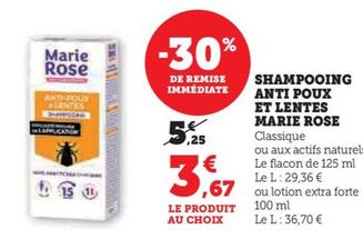 Marie Rose - Shampooing Anti Poux Et Lentes