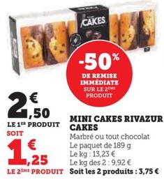 Cakes - Mini Cakes Rivazur