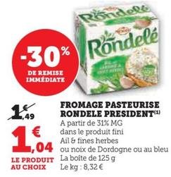 Fromage Pasteurise Rondele