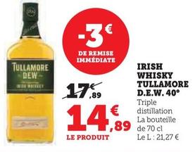 irish whisky tullamore d. e. w
