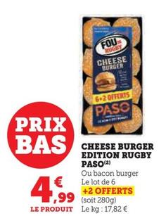 Paso - cheese burger edition rugby