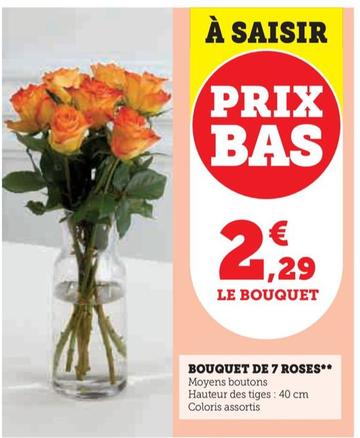 Bouquet De 7 Roses