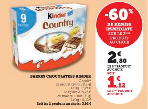 Ferrero - Barres Chocolatees Kinder