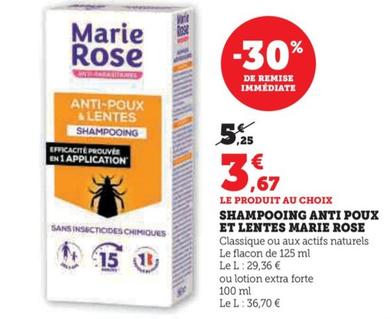 marie rose - shampooing anti poux et lentes