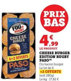 paso - cheese burger edition rugby