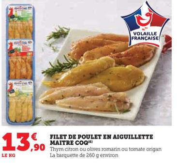 filet de poulet en aiguillette