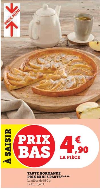 tarte normande prix mini