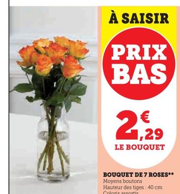 BOUQUET DE 7 ROSES