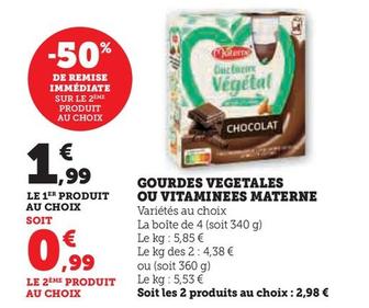 GOURDES VEGETALES OU VITAMINEES