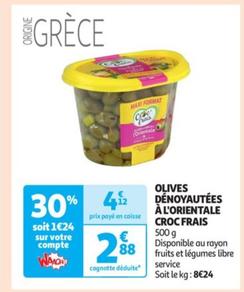 croc'frais - olives dénoyautées à l'orientale