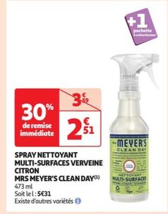 Mrs Meyer's Clean Day - Spray Nettoyant Multi-Surfaces Verveine Citron
