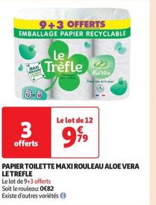 Papier Toilette Maxi Rouleau Aloe Vera