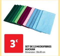 Auchan - Set De 12 Microfibres