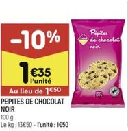 Pepites De Chocolat Noir