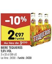 Biere Tequieros 5,9% Vol