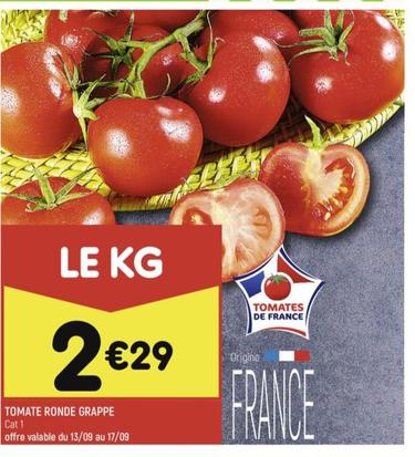 tomate ronde grappe