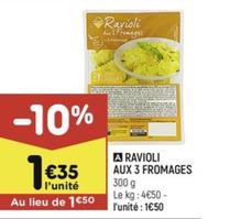 ravioli aux 3 fromages
