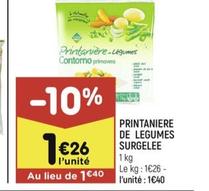 printaniere de legumes surgelee