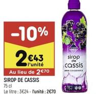 Sirop De Cassis