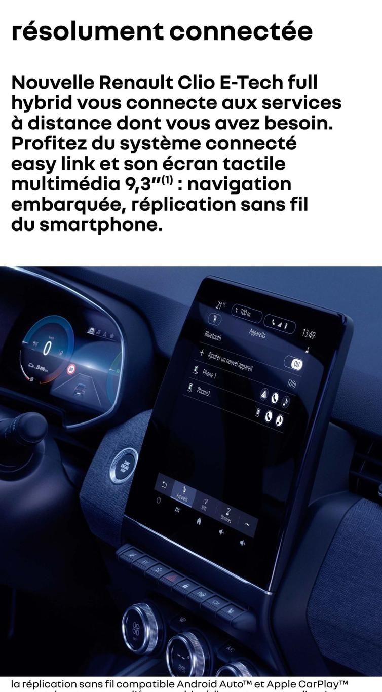 Renault - Résolument Connectée offre sur Renault