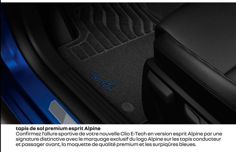 Renault - Tapis De Sol Premium Esprit Alpine offre sur Renault