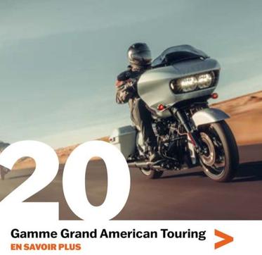 Gamme Grand American Touring offre sur Harley-Davidson