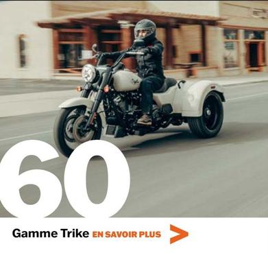 Gamme Trike offre sur Harley-Davidson