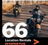 Location Rentals offre sur Harley-Davidson