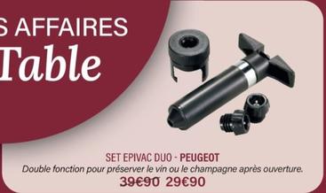 Peugeot - Set Epivac Duo