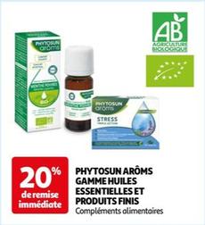 Phytosun Arôms - Gamme Huiles Essentielles Et Produits Finis offre sur Auchan
