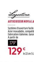 Lagostina - Autocuiseur Novia LagoEasy'Up 5L