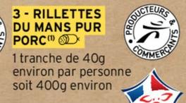 Rillettes Du Mans Pur Porc offre sur Intermarché Contact