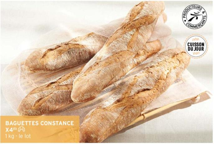 Baguettes Constance offre sur Intermarché Contact