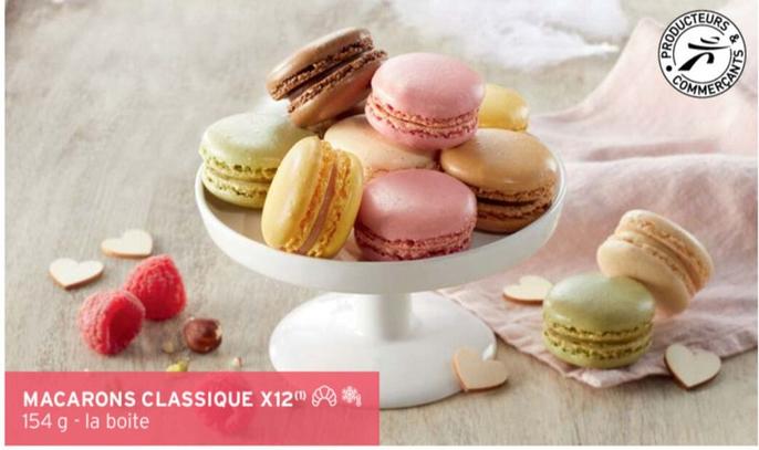 Macarons Classique X12 offre sur Intermarché Contact