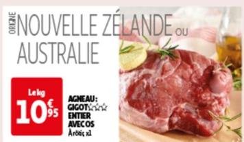 AGNEAU: GIGOT ENTIER AVECOS