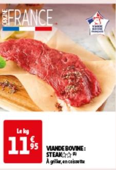 viande bovine: steak