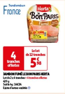 JAMBON FUMÉ LE BON PARIS