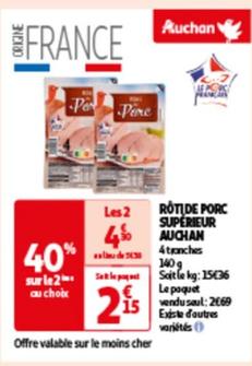 auchan -roti de porc superieur