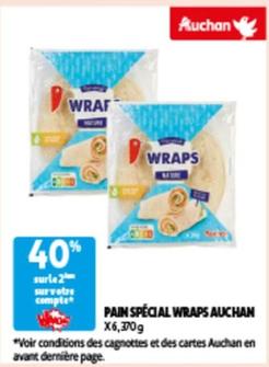 Auchan - Pain Special Wraps