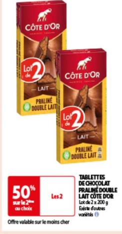 Tablettes De Chocolat Praline Double Lait