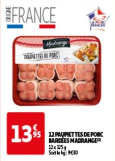 12 Paupiettes De Porc Bardees